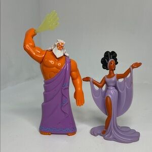 Happy Meal Zeus and Calliope from 1997 Disney animated film Hercules